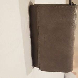 Grey crossbody purse